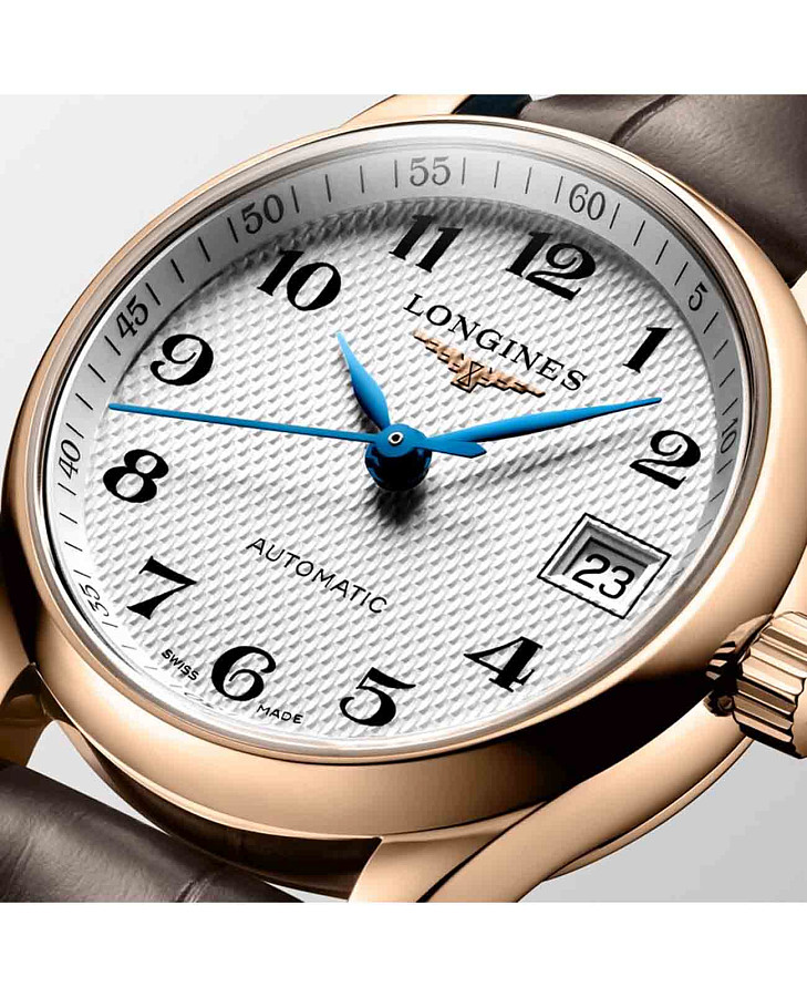 Часы Longines Master Collection L2.128.8.78.3 — механические, золото металл