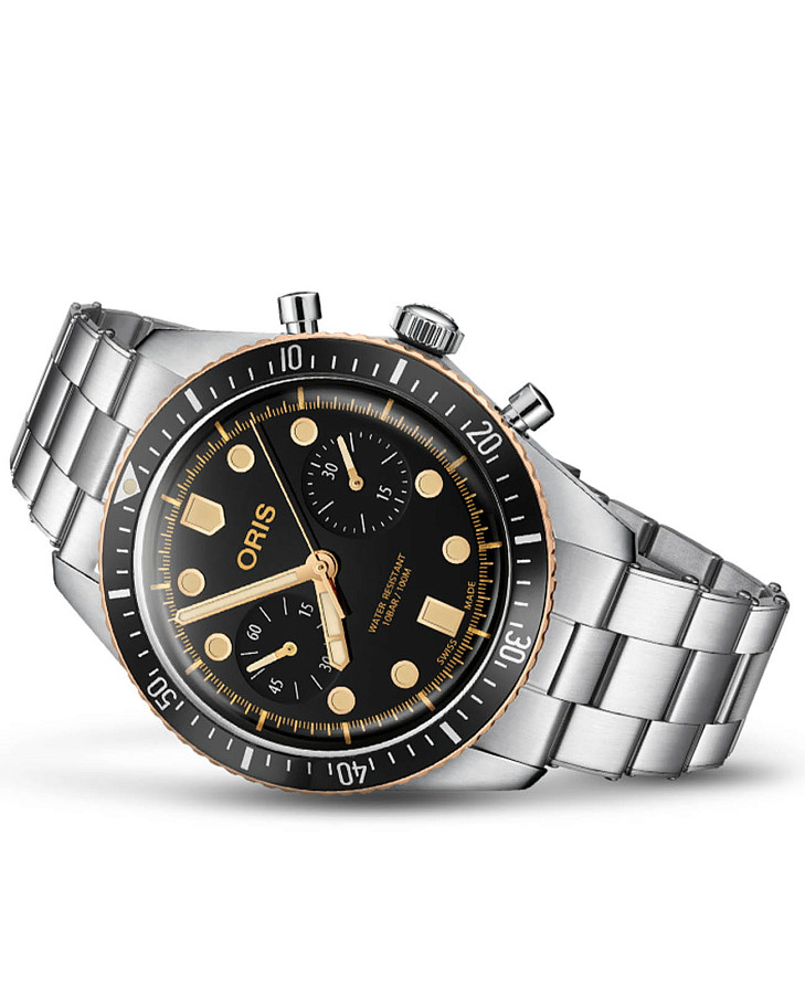 Часы Oris Divers Sixty‑Five 01 771 7744 4354-07 8 21 18 — механические, сталь