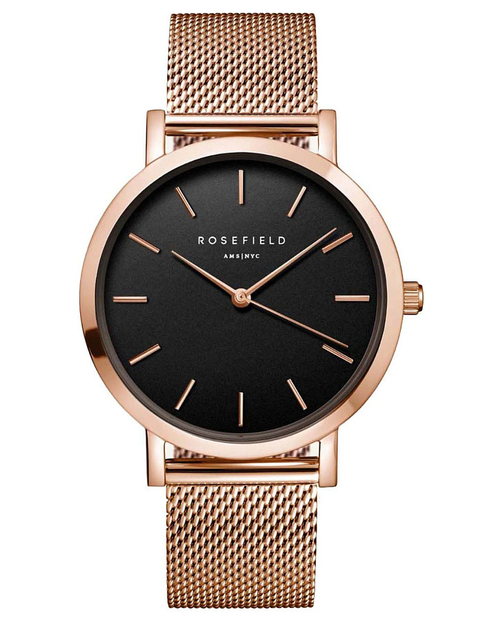 Часы Rosefield The Mercer MBR-M45 — женские, черный