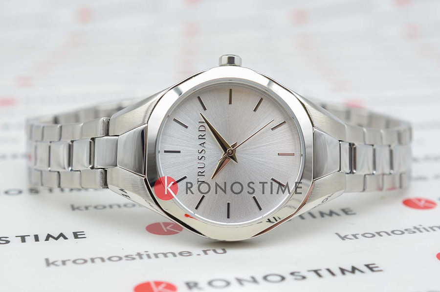 Часы Trussardi Metropolitan R2453157510 — кварцевые, металл сталь