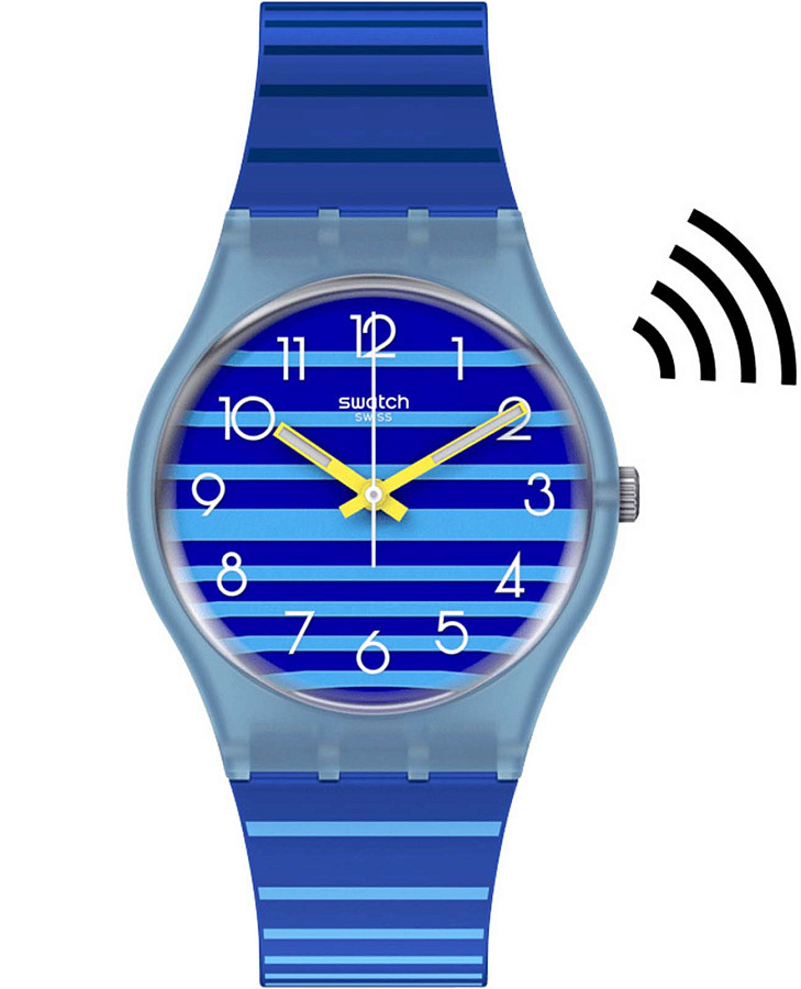 Часы Swatch Gent Swatch Pay! SVHS102-5300 — мужские, синий