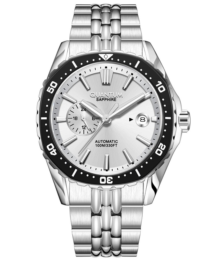 Часы Quantum Q-Master QMG1257.330 — мужские, серебристый