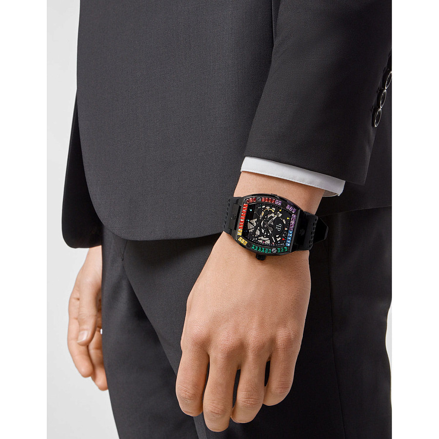 Часы Philipp Plein The Skeleton PWBAA0621 — силикон, мужские
