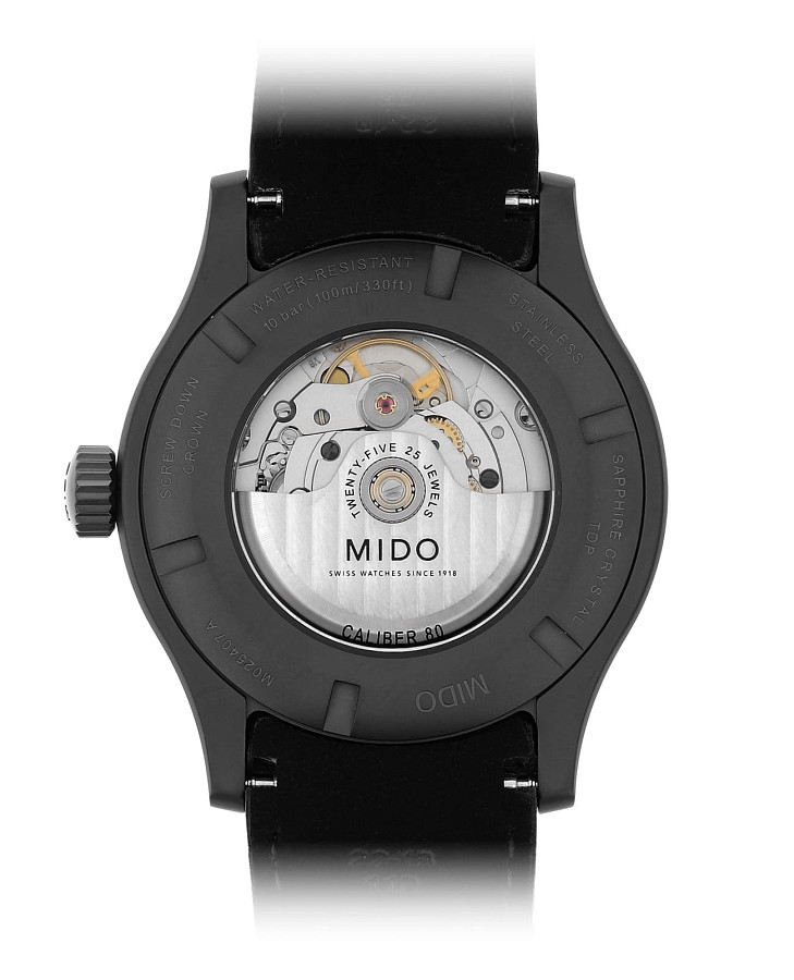 Часы Mido Multifort Adventure M025.407.36.061.10 — механические, металл сталь