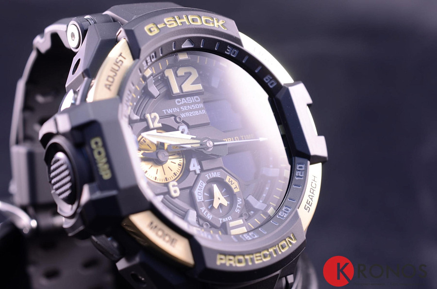 Часы Casio G-Shock GA-1100-9G — пластик, мужские