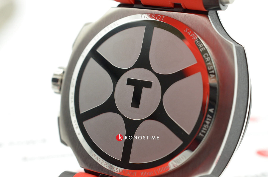 Часы Tissot T-Race Chronograph T115.417.27.051.00 — черный, металл сталь