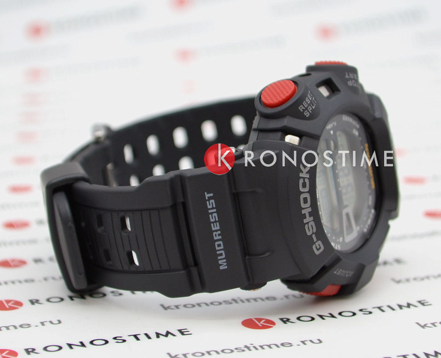Часы Casio G-Shock G-9000-1VER — пластик, мужские, Япония