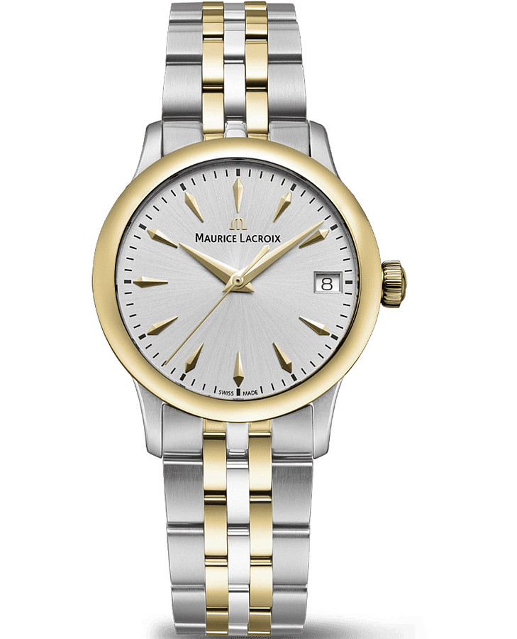 Часы Maurice Lacroix 1975 Quartz 33mm 751006-PVY12-131-1 — женские, серебристый