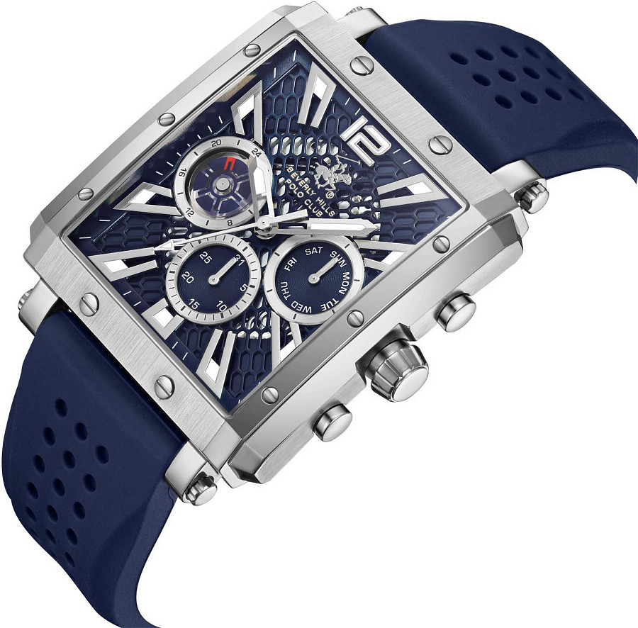 Часы Beverly Hills Polo Club BP3661X.399 — каучук, мужские