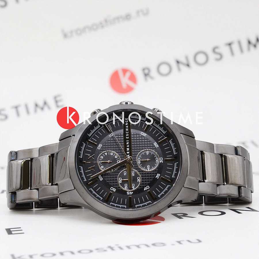 Часы Armani Exchange Hampton AX2454 — кварцевые, металл сталь