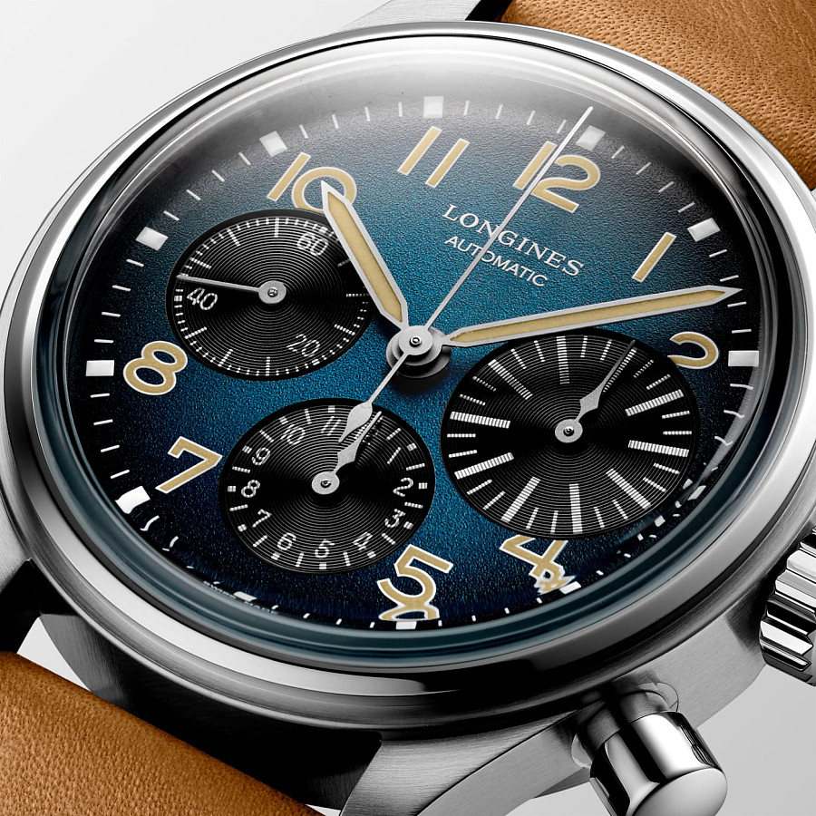 Часы Longines Avigation Big Eye L2.816.1.93.2 — мужские, кожаный