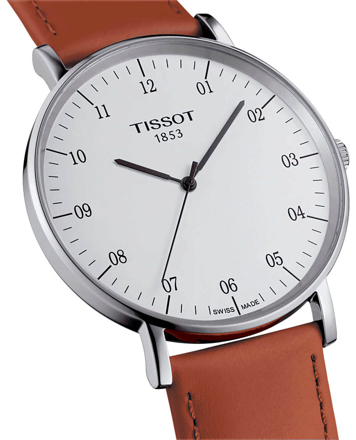 Часы Tissot Everytime Large T109.610.16.037.00 — кожаный, мужские