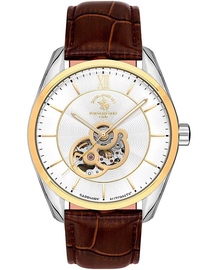Часы Santa Barbara Polo & Racquet Club Luxury SB.4.1008-5 — мужские, серебристый