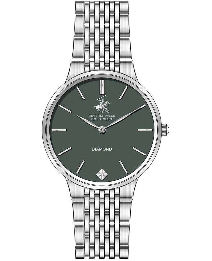 Часы Beverly Hills Polo Club BP3775X.370 — женские, зеленый