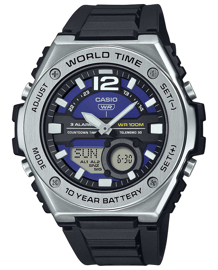 Часы Casio Collection MWQ-100-2A — мужские, черный