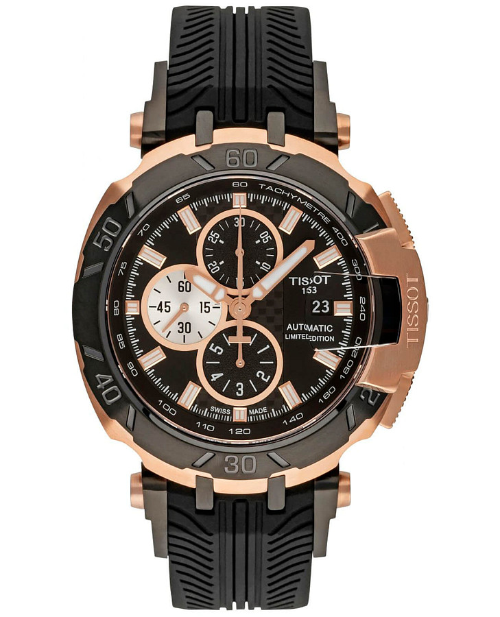 Часы Tissot T-Race Motogp Automatic T092.427.27.051.00 — мужские, черный