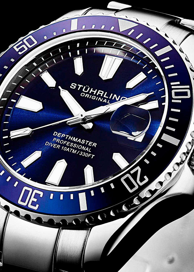 Часы Stuhrling Depthmaster 3950A.2 — артикул 3950A.2