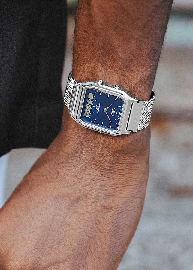 Часы Casio Vintage AQ-230EM-2A — артикул AQ-230EM-2A
