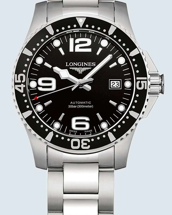 Часы Longines HydroConquest L3.742.4.56.6 — алюминий металл сталь, нержавеющая сталь