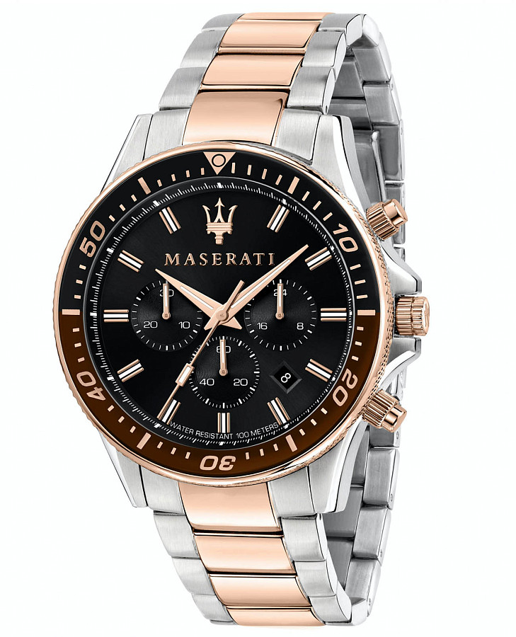 Часы Maserati Sfida Chrono R8873640009 — мужские, черный