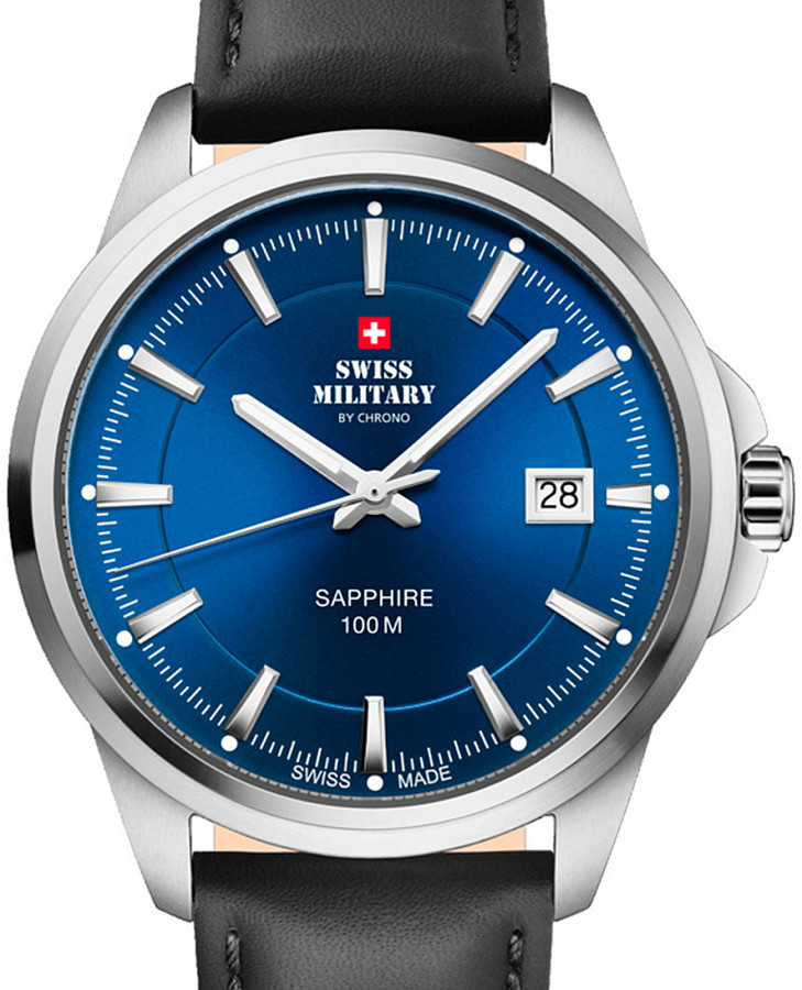 Часы Swiss Military by Chrono Classic SM34104.10 — кварцевые, металл сталь