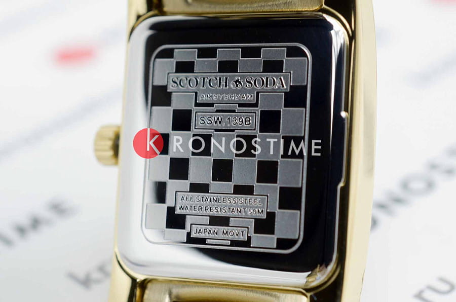 Часы Scotch&Soda SSW.139B — женские, нержавеющая сталь с pvd-покрытием