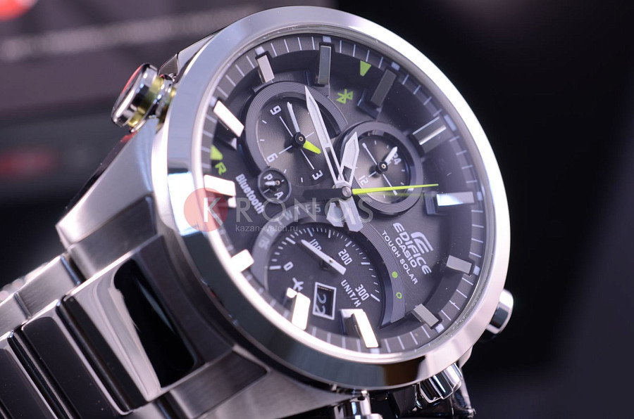 Часы Casio Edifice EQB-501D-1A — металл сталь, Япония