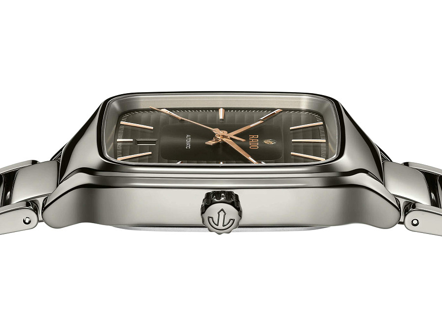 Часы Rado True Square Automatic R27077102 — керамика титан, титан + высокотехнологичная плазменная керамика