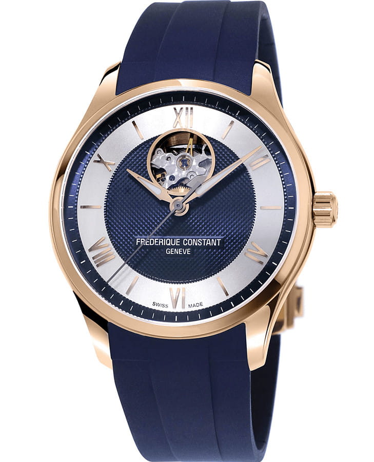 Часы Frederique Constant Classics Heartbeat FC-310MNS5B4 — мужские, синий