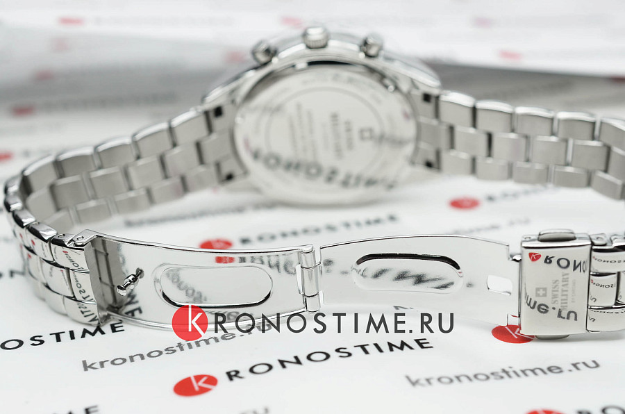 Часы Swiss Military by Chrono SM30207.01 — перламутровый, сталь металл