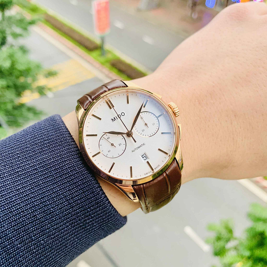 Часы Mido Belluna Sunray M024.427.36.031.00 — механические, Швейцария, мужские