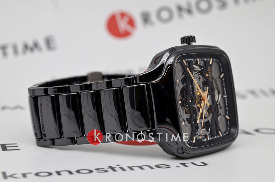 Часы Rado True Square Automatic Skeleton R27124162 — керамика, Швейцария