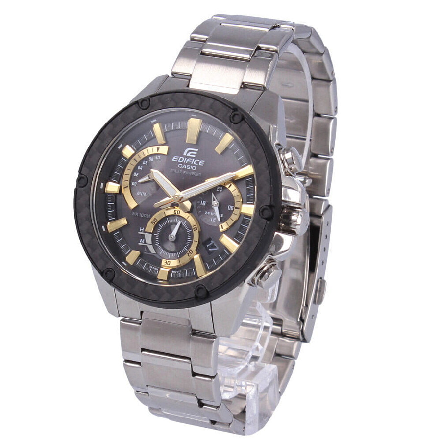 Часы Casio Edifice EQS-910D-1B — кварцевые, металл сталь