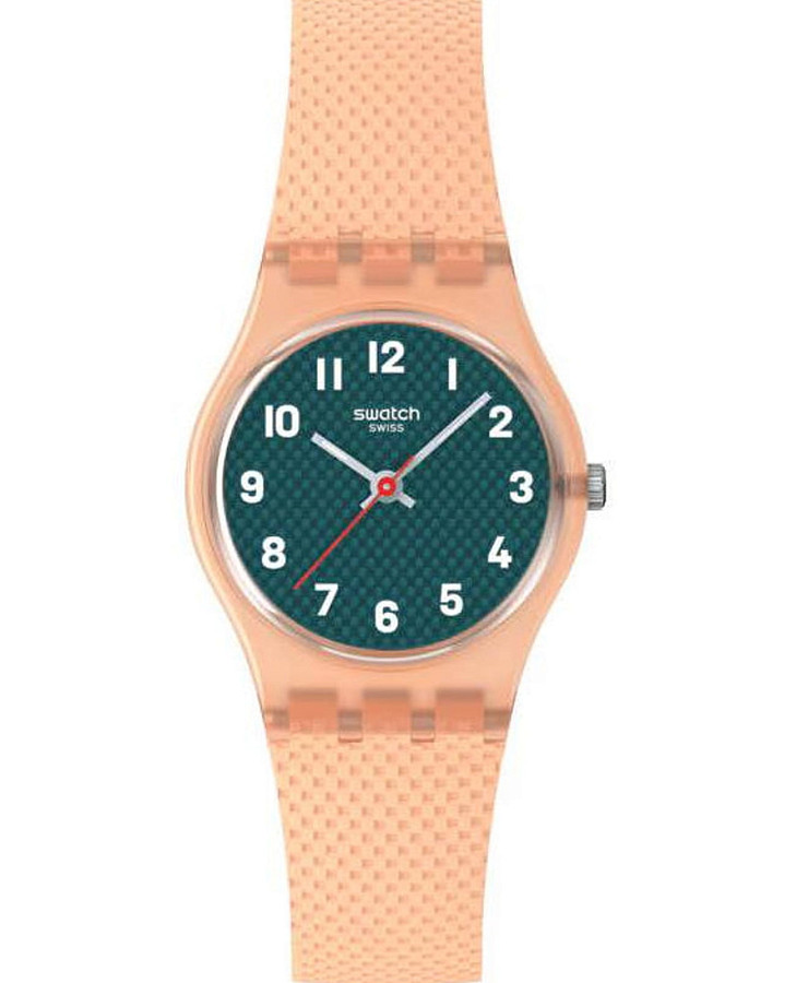 Часы Swatch Peachy Weave LO117 — женские, зеленый