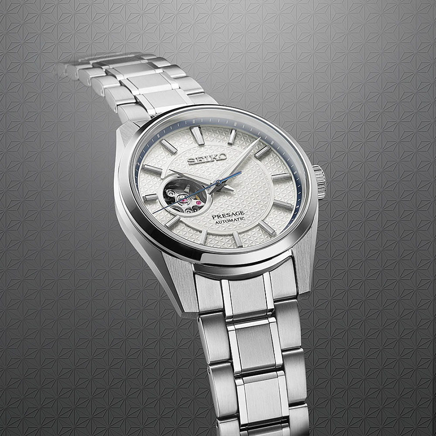 Часы Seiko Presage Sharp Edged Series SPB309 — металл сталь, Япония