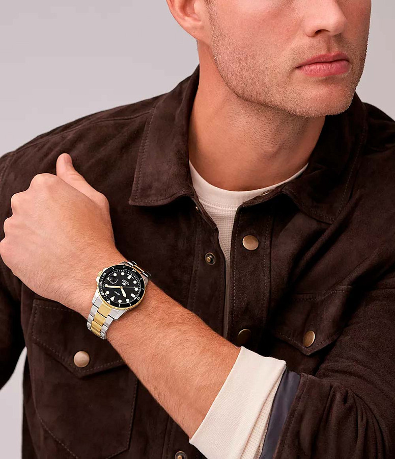 Часы Fossil Blue FS6031 — мужские, двухцветный