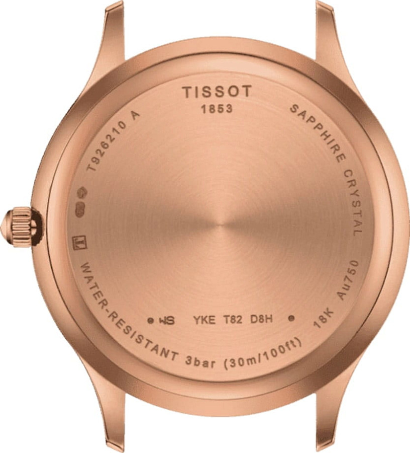 Часы Tissot Excellence Lady 18K Gold T926.210.76.261.01 — металл золото, Швейцария