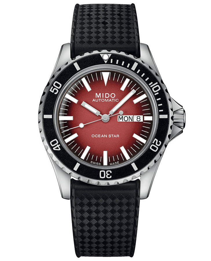 Часы Mido Ocean Star Tribute M026.830.17.421.00 — мужские, бордовый