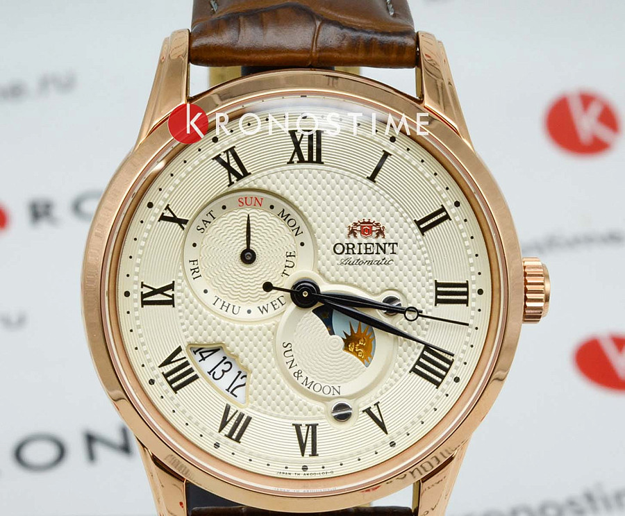 Часы Orient Sun and Moon RA-AK0001J (RN-AK0001J) — металл сталь, Япония