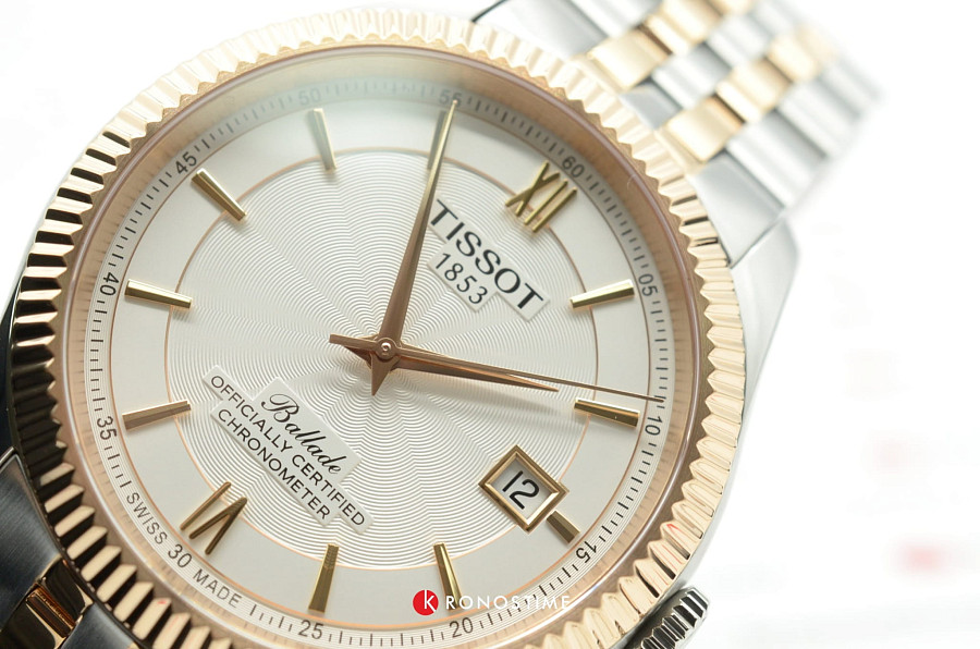 Часы Tissot Ballade Powermatic 80 Silicium T108.408.22.278.00 — механические, Швейцария, мужские