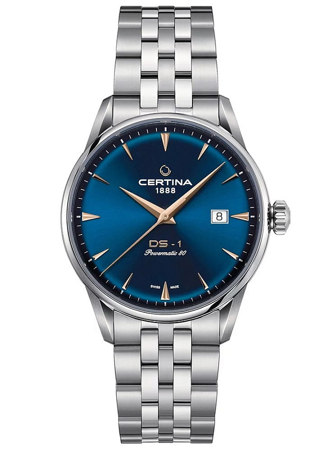 Часы Certina DS-1 Powermatic 80 C029.807.11.041.02 — Швейцария, мужские