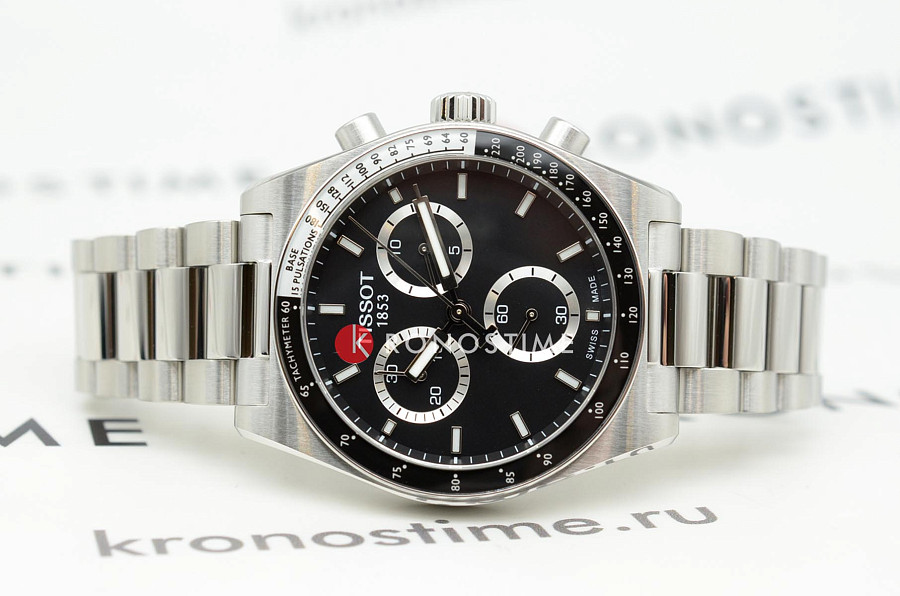 Часы Tissot PRS 516 Chronograph T149.417.11.051.00 — кварцевые, сталь металл