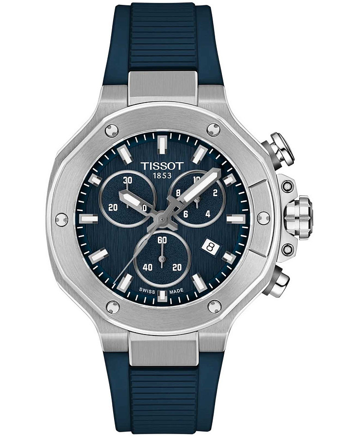 Часы Tissot T-Race 38 mm T141.817.17.041.00 — женские, синий