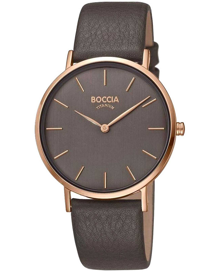 Часы Boccia Titanium Circle-Oval 3273-11 — женские, коричневый