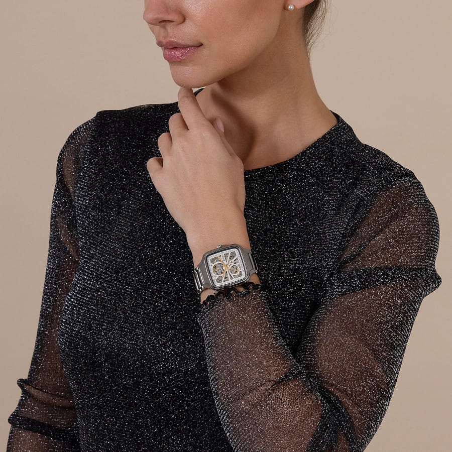 Часы Rado True Square Automatic Open Heart Sparkling R27083722 — Швейцария, механические