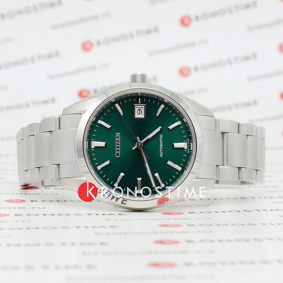 Часы Citizen Automatic NB1051-56W — механические, металл сталь