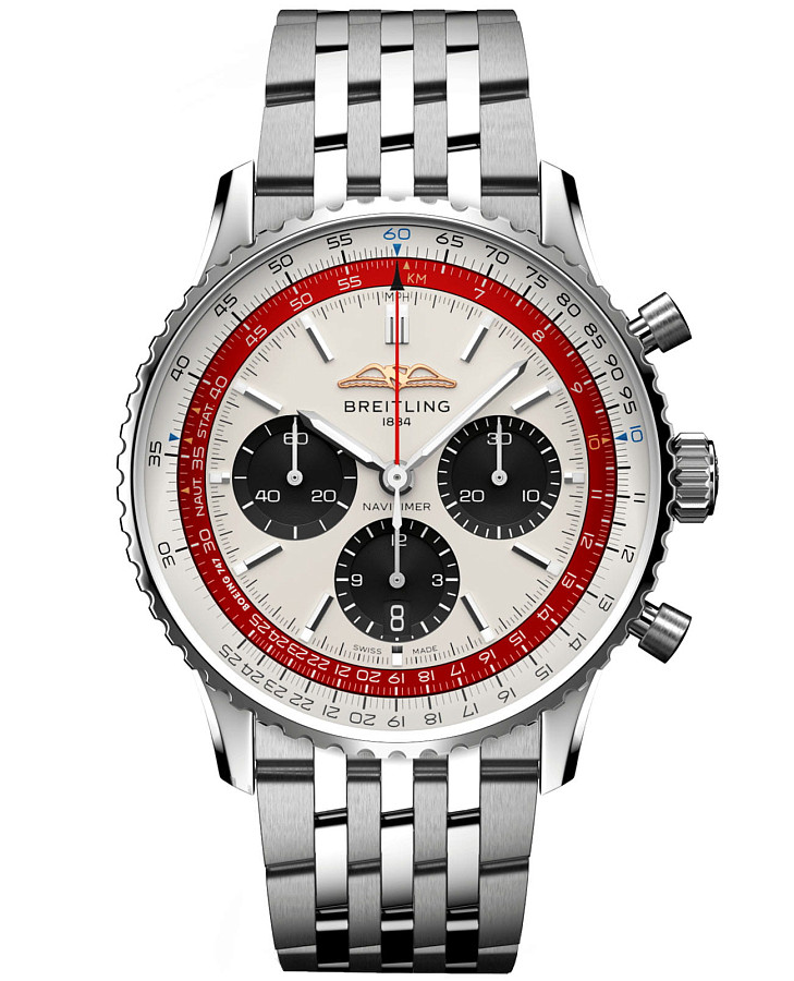 Часы Breitling Navitimer B01 Chronograph 43 Boeing 747 AB01383B1G1A1 — мужские