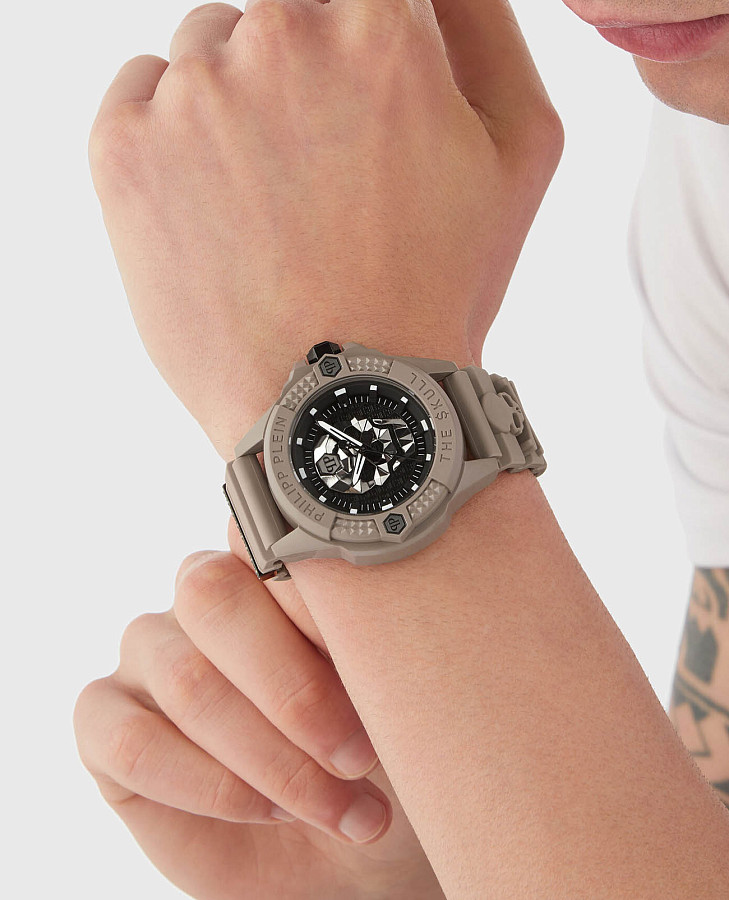 Часы Philipp Plein The Skull Ecoceramic PWUBA0323 — кварцевые, керамика