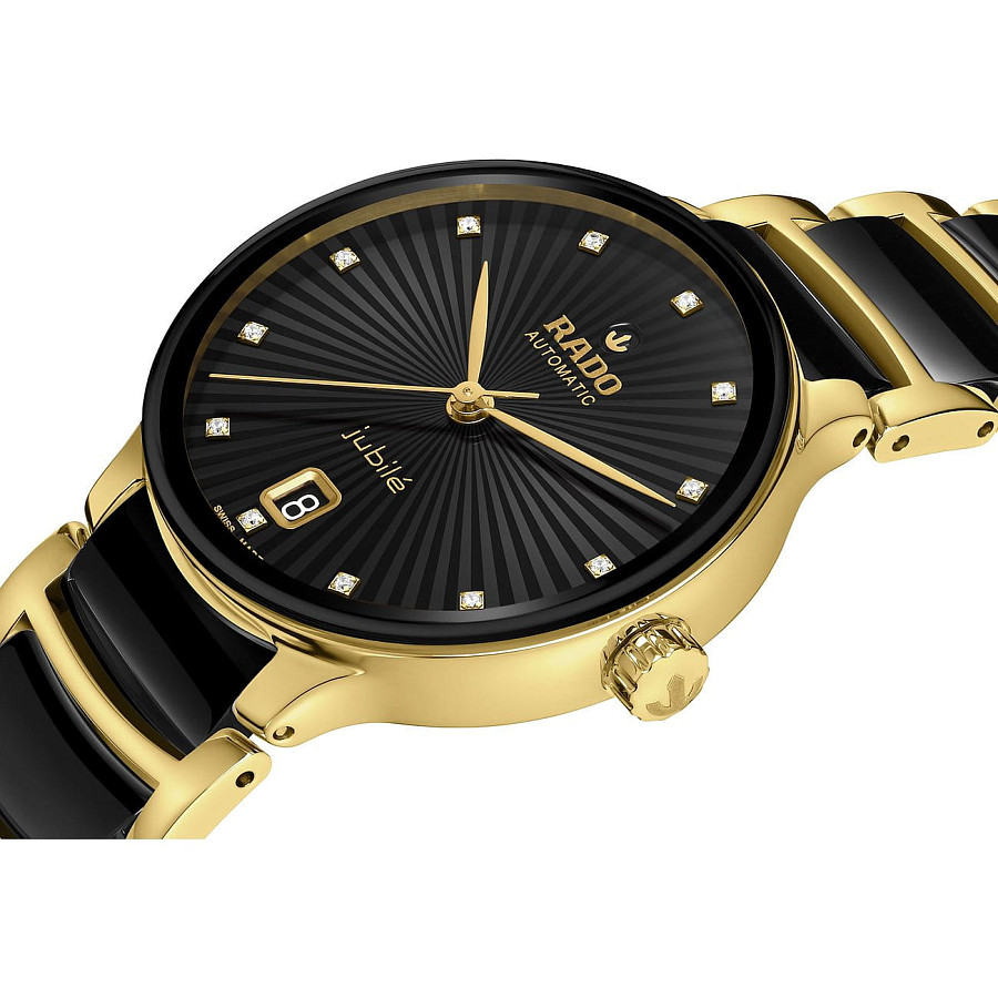 Часы Rado Centrix Automatic Diamonds R30032742 — механические, сталь металл