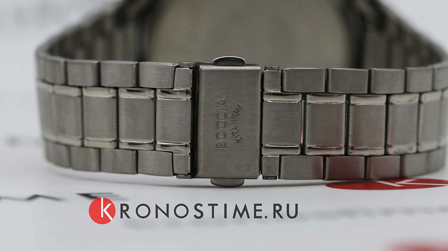 Часы Boccia Titanium 3620-01 — белый, титан